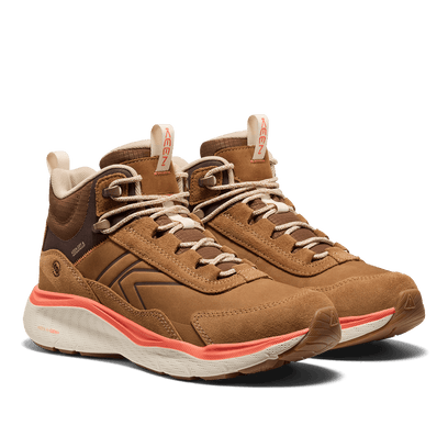Leiki Mid Leather Damen Wanderschuhe Chipmunk/Birch