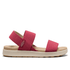 Elle Backstrap Damen Sandalen Garnet/Birch