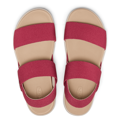 Elle Backstrap Damen Sandalen Garnet/Birch