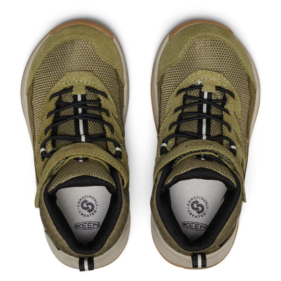 Hightrail Mid Younger Kids Wanderschuhe Dark Olive/Martini Olive