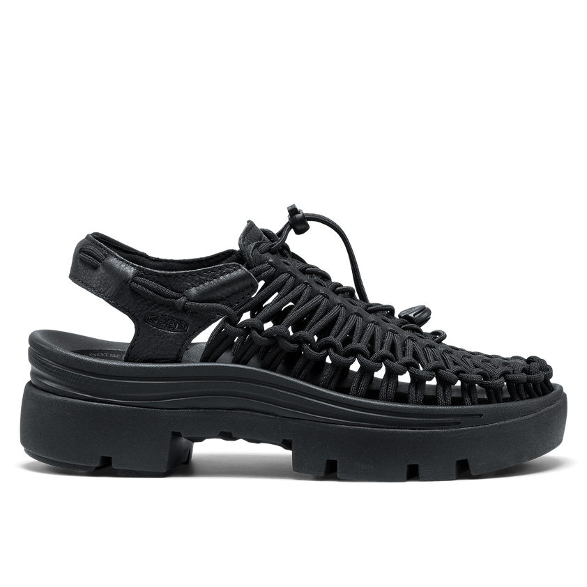 Uneek PLT Sandalen Black Smooth Lea