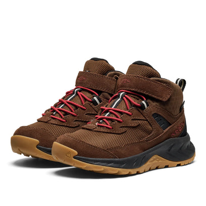 Hightrail Mid Younger Kids Wanderschuhe Dark Earth/Garnet