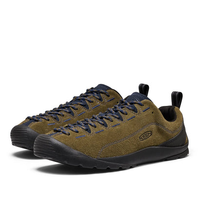 Jasper Herren Wildleder-Sneakers Dark Olive/Naval Academy