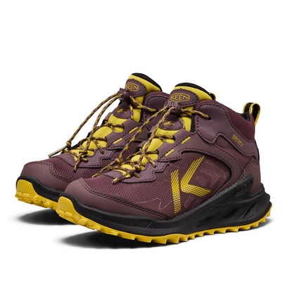 Zionic Mid Older Kids Wanderschuhe Huckleberry/Mango Mint