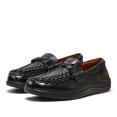 Uneek Loafer Herren Leder Black
