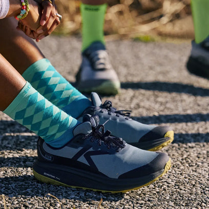Roam WP Damen Trailrunning-Schuhe Faded Denim/Lemon Grass