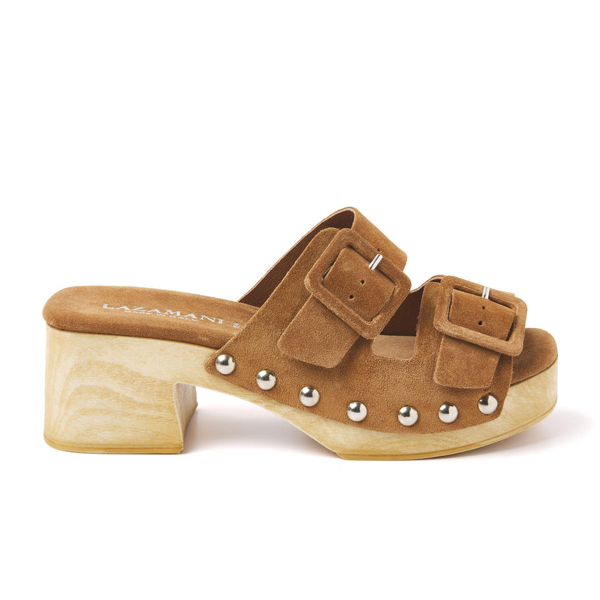 Damen Clogs 31.227 Cuoio