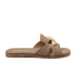 Zola Damen Wildleder-Pantoletten Taupe