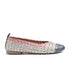 Brisa Damen Leder-Ballerinas Silver