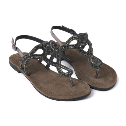 Damen Sandalen 33.510 Pewter