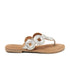 Juliet Damen Leder-Pantoletten Silver
