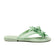 Daisy Damen Leder-Zehentrenner Green