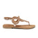 Gita Damen Ledersandalen Peach
