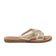 Edita Damen Leder-Pantoletten Gold