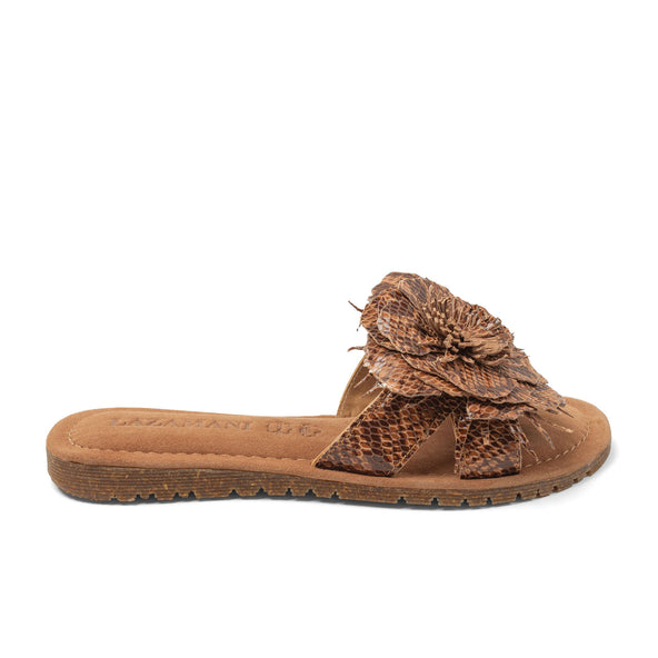 Moa Damen Wildleder-Pantoletten Tan