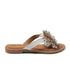Kira Damen Leder-Zehentrenner White