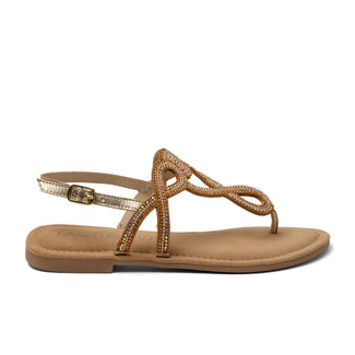 Luus Damen Leder-Sandalen Black