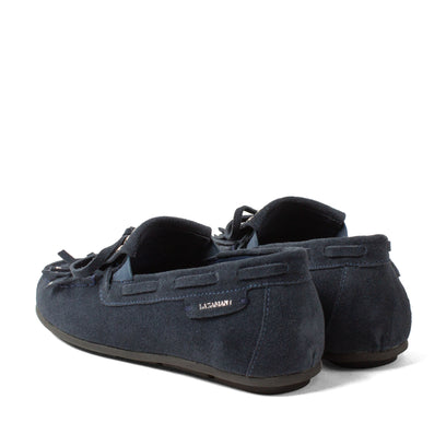 Belle Damen Wildleder-Mokassins Navy