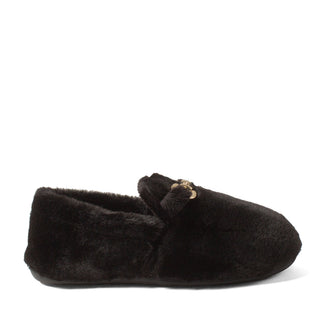 Floor Damen Hausschuhe Black