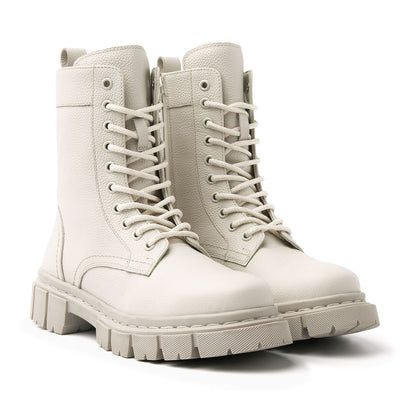 Damen-Schnürstiefel 53.592 Off-White