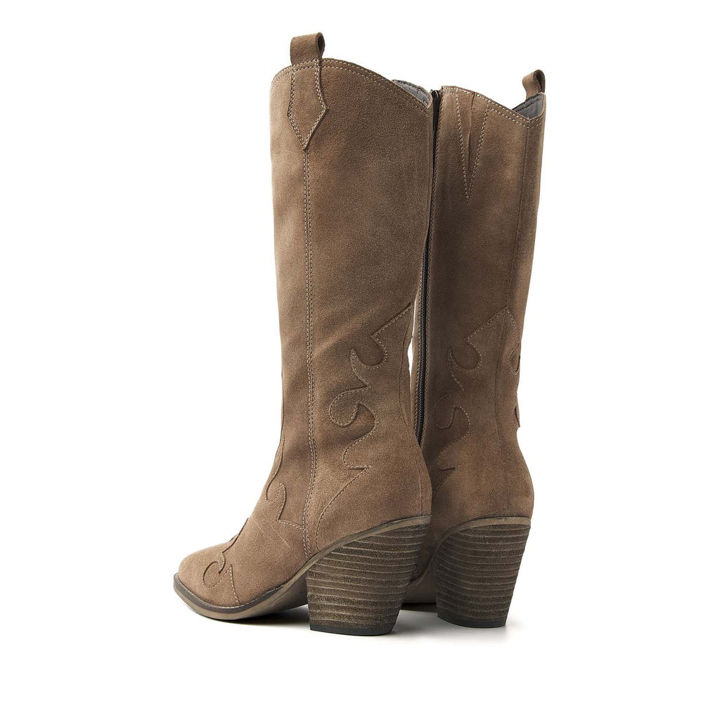 Damenstiefel 53.595 Taupe