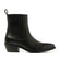 Jade Damen Leder Chelsea-Boots Black