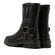 Merle Damen Leder Biker-Boots Black