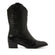 Milou Damen Leder Cowboy-Stiefel Black