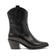 Lu Damen Leder Cowboy-Stiefel Black