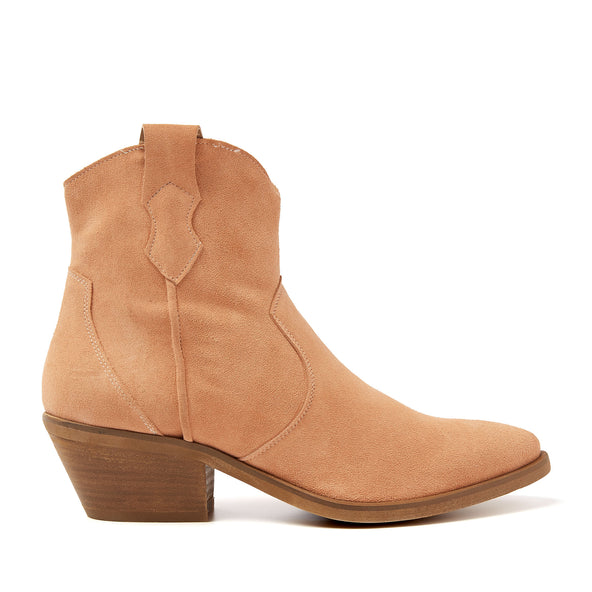 Arianna Damen Wildleder Stiefeletten Apricot