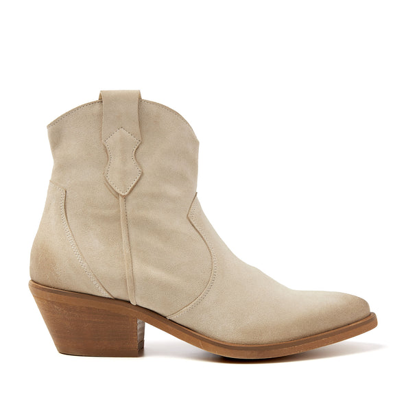 Arianna Damen Wildleder Stiefeletten Beige