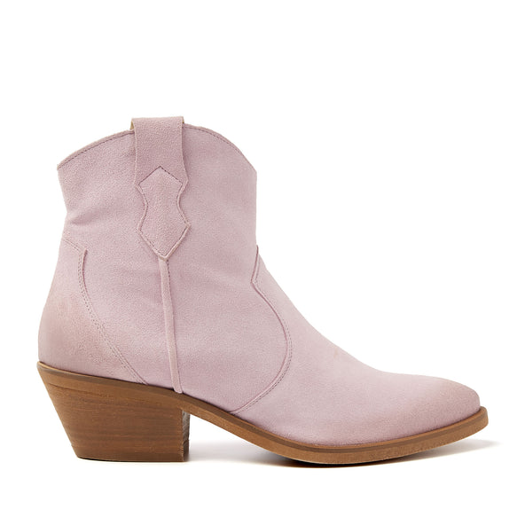 Arianna Damen Wildleder Stiefeletten Rosa