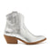 Arianna Damen Leder-Stiefeletten Silver