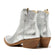 Arianna Damen Leder-Stiefeletten Silver