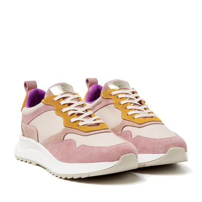 Valencia Damen Ledersneaker Rose