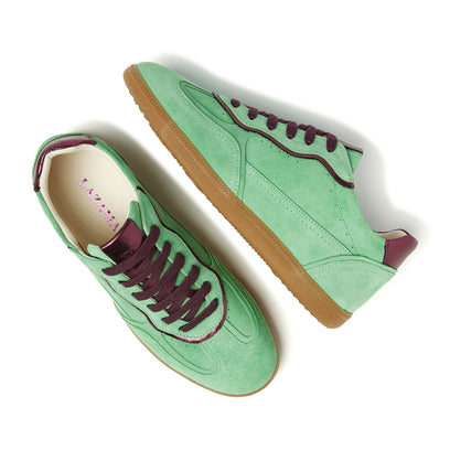 San Sebastian Wildleder Damen Sneaker Green