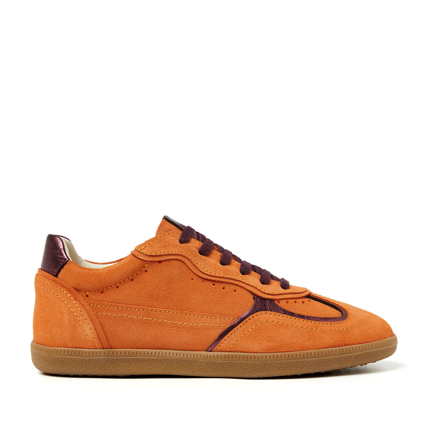 San Sebastian Wildleder Damen Sneaker Orange