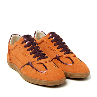 San Sebastian Wildleder Damen Sneaker Orange