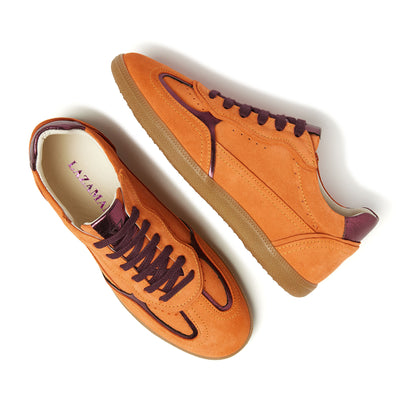 San Sebastian Wildleder Damen Sneaker Orange