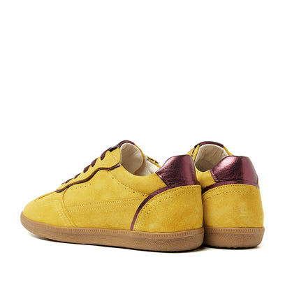 San Sebastian Wildleder Damen Sneaker Yellow