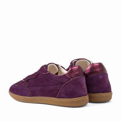 San Sebastian Wildleder Damen Sneaker Purple