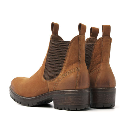 Chelsea-Boots Damen 68.001 Cognac