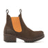 Chelsea-Boots Damen 68.002 Brown-Orange