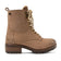 Kia Damen Leder-Schnürboots Taupe