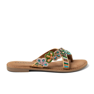 Perla Damen Leder-Zehentrenner Multi