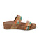 Sol Damen Leder-Pantoletten Multi