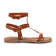 Olinda Damen Leder-Sandalen Tan