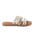 Caro Damen Pantoletten White