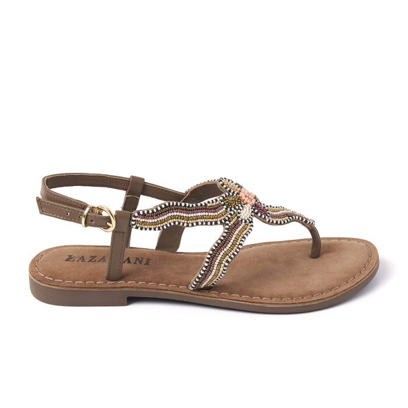 Damen Sandalen 75.298 Taupe