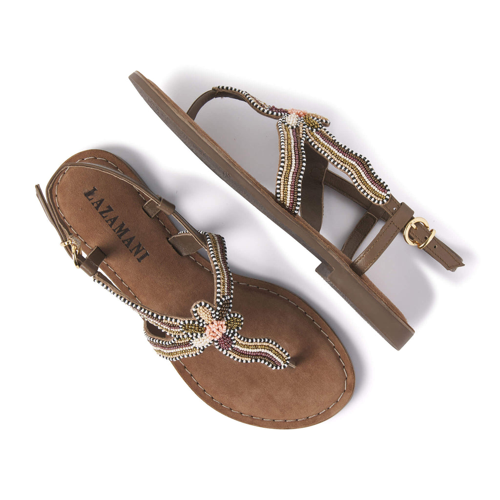 Damen Sandalen 75.298 Taupe